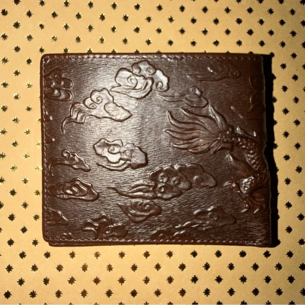 🆕 NEW Men's Genuine Leather Brown Wallet